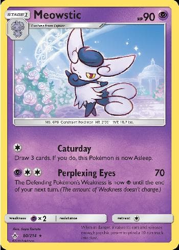 Carta Meowstic (80/214) do set Elos Inquebráveis — Pokémon TCG | Bynx