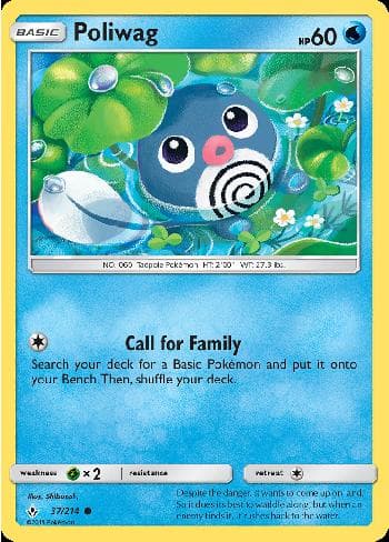 Carta Poliwag (37/214) do set Elos Inquebráveis — Pokémon TCG | Bynx
