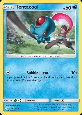 Carta Tentacool (40/214) do set Elos Inquebráveis — Pokémon TCG | Bynx