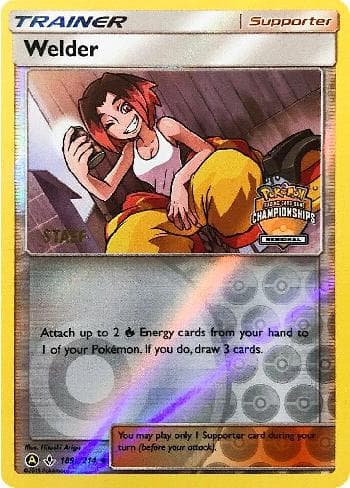 Carta Welder (189a/214) do set Elos Inquebráveis — Pokémon TCG | Bynx