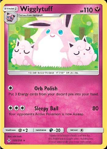 Carta Wigglytuff (135/214) do set Elos Inquebráveis — Pokémon TCG | Bynx