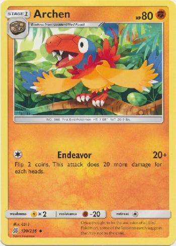 Carta Archen (120/236) do set Sintonia Mental — Pokémon TCG | Bynx