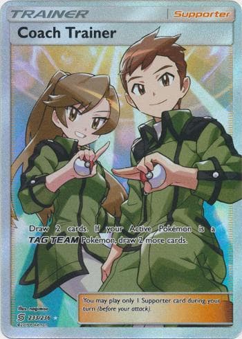 Carta Coach Trainer (233/236) do set Sintonia Mental — Pokémon TCG | Bynx