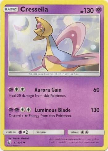 Carta Cresselia (87/236) do set Sintonia Mental — Pokémon TCG | Bynx