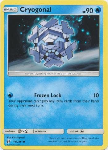 Carta Cryogonal (46/236) do set Sintonia Mental — Pokémon TCG | Bynx