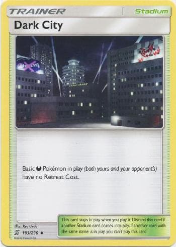 Carta Dark City (193/236) do set Sintonia Mental — Pokémon TCG | Bynx