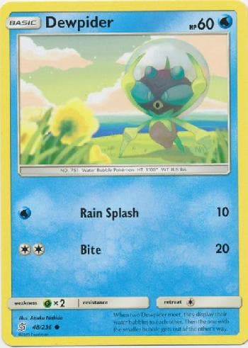 Carta Dewpider (48/236) do set Sintonia Mental — Pokémon TCG | Bynx