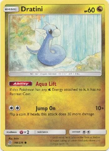 Carta Dratini (148/236) do set Sintonia Mental — Pokémon TCG | Bynx