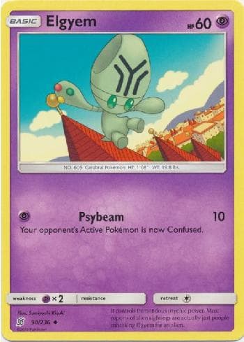 Carta Elgyem (90/236) do set Sintonia Mental — Pokémon TCG | Bynx