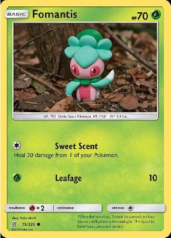 Carta Fomantis (15/236) do set Sintonia Mental — Pokémon TCG | Bynx