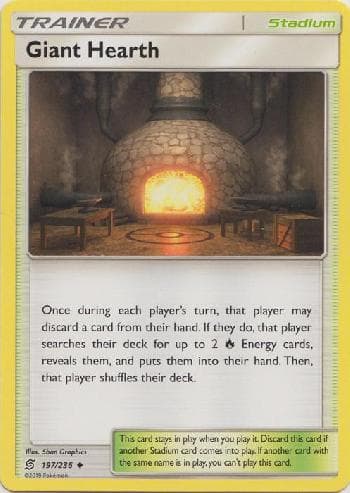 Carta Giant Hearth (197/236) do set Sintonia Mental — Pokémon TCG | Bynx