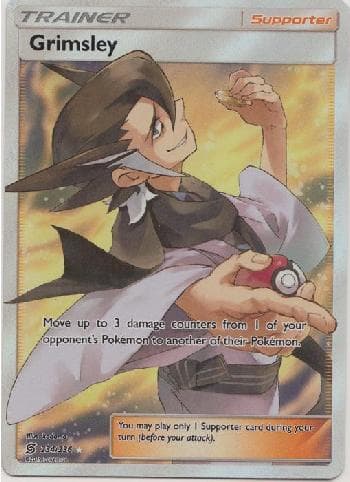 Carta Grimsley (234/236) do set Sintonia Mental — Pokémon TCG | Bynx