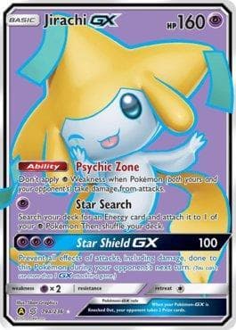 Carta Jirachi-GX (79a/236) do set Sintonia Mental — Pokémon TCG | Bynx