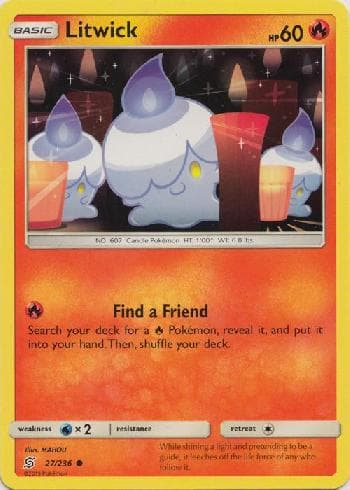 Carta Litwick (27/236) do set Sintonia Mental — Pokémon TCG | Bynx