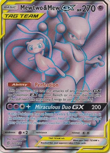 Mewtwo & Mew-GX (222/236) — Sintonia Mental