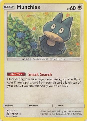 Carta Munchlax (173/236) do set Sintonia Mental — Pokémon TCG | Bynx