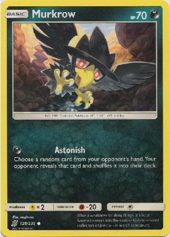 Carta Murkrow (128/236) do set Sintonia Mental — Pokémon TCG | Bynx