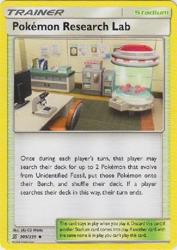 Carta Pokemon Research Lab (205/236) do set Sintonia Mental — Pokémon TCG | Bynx