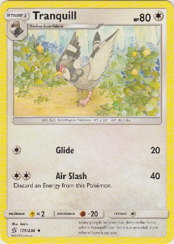 Carta Tranquill (175/236) do set Sintonia Mental — Pokémon TCG | Bynx