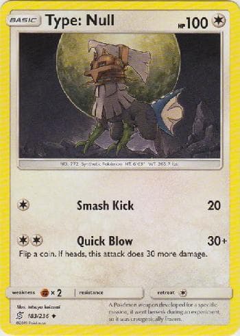 Carta Type: Null (183/236) do set Sintonia Mental — Pokémon TCG | Bynx
