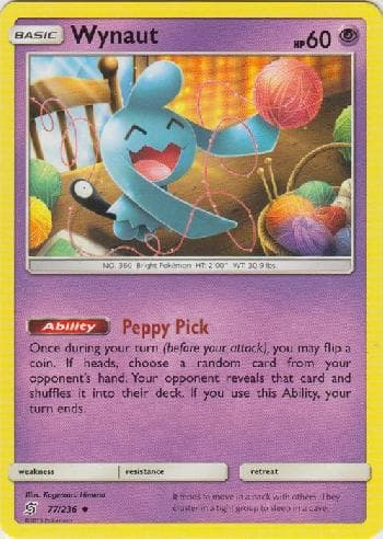Carta Wynaut (77/236) do set Sintonia Mental — Pokémon TCG | Bynx