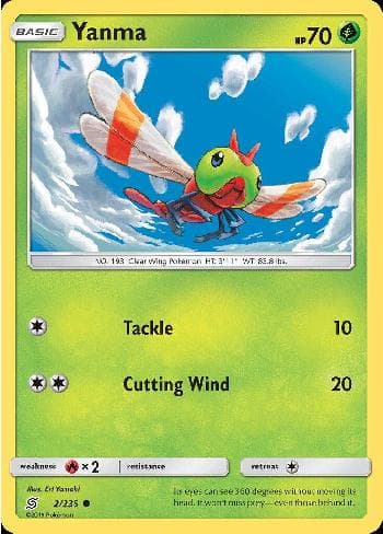 Carta Yanma (2/236) do set Sintonia Mental — Pokémon TCG | Bynx