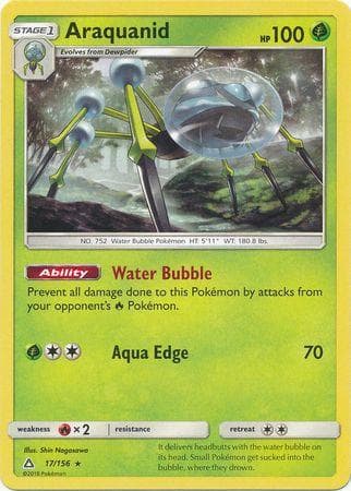 Carta Araquanid (17/156) do set Ultraprisma — Pokémon TCG | Bynx
