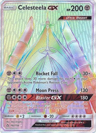 Carta Celesteela-GX (162/156) do set Ultraprisma — Pokémon TCG | Bynx