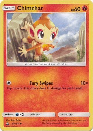 Carta Chimchar (21/156) do set Ultraprisma — Pokémon TCG | Bynx
