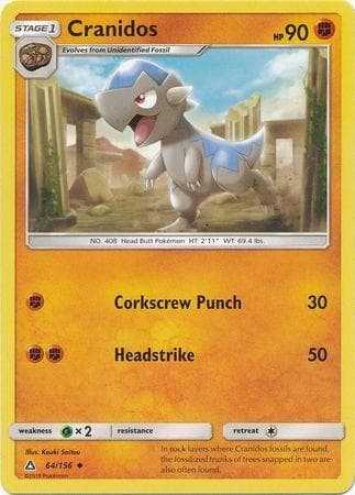 Carta Cranidos (64/156) do set Ultraprisma — Pokémon TCG | Bynx
