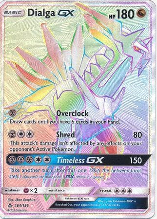 Carta Dialga-GX (164/156) do set Ultraprisma — Pokémon TCG | Bynx