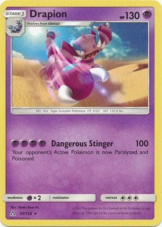 Carta Drapion (55/156) do set Ultraprisma — Pokémon TCG | Bynx