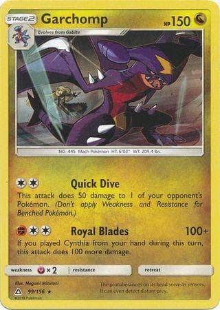 Carta Garchomp (99/156) do set Ultraprisma — Pokémon TCG | Bynx