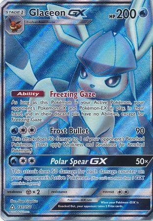 Carta Glaceon-GX (141/156) do set Ultraprisma — Pokémon TCG | Bynx