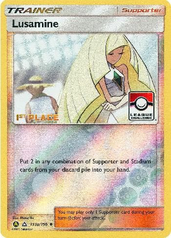 Carta Lusamine (153a/156) do set Ultraprisma — Pokémon TCG | Bynx