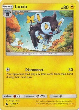 Carta Luxio (47/156) do set Ultraprisma — Pokémon TCG | Bynx