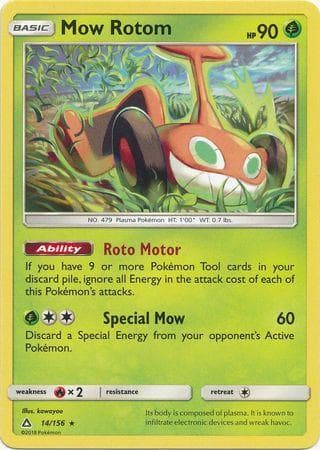 Carta Mow Rotom (14/156) do set Ultraprisma — Pokémon TCG | Bynx