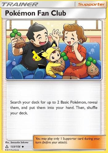 Carta Pokemon Fan Club (133/156) do set Ultraprisma — Pokémon TCG | Bynx