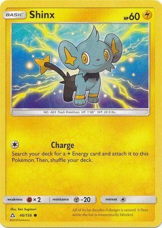 Carta Shinx (46/156) do set Ultraprisma — Pokémon TCG | Bynx