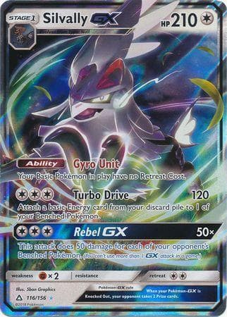 Carta Silvally-GX (116/156) do set Ultraprisma — Pokémon TCG | Bynx