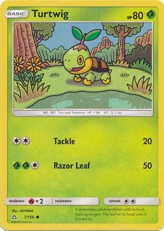 Carta Turtwig (7/156) do set Ultraprisma — Pokémon TCG | Bynx