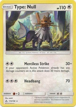 Carta Type: Null (115/156) do set Ultraprisma — Pokémon TCG | Bynx