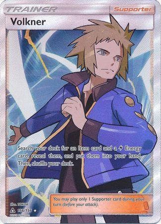 Carta Volkner (156/156) do set Ultraprisma — Pokémon TCG | Bynx