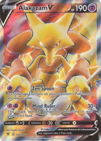 Carta Alakazam-V (172/185) do set Voltagem Vívida — Pokémon TCG | Bynx