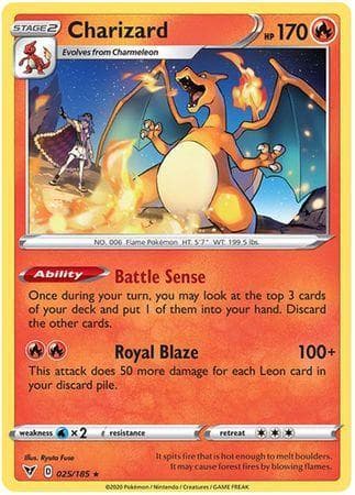 Charizard (25/185) — Voltagem Vívida