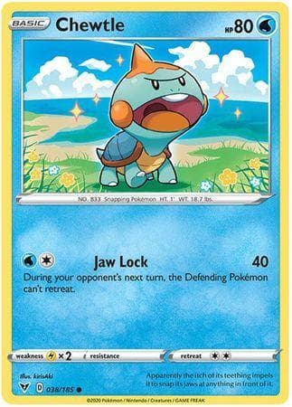 Carta Chewtle (38/185) do set Voltagem Vívida — Pokémon TCG | Bynx