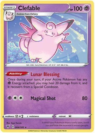 Carta Clefable (64/185) do set Voltagem Vívida — Pokémon TCG | Bynx