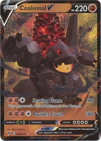 Carta Coalossal-V (98/185) do set Voltagem Vívida — Pokémon TCG | Bynx