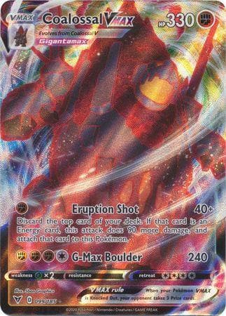 Carta Coalossal-VMAX (99/185) do set Voltagem Vívida — Pokémon TCG | Bynx