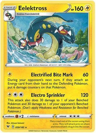 Carta Eelektross (59/185) do set Voltagem Vívida — Pokémon TCG | Bynx